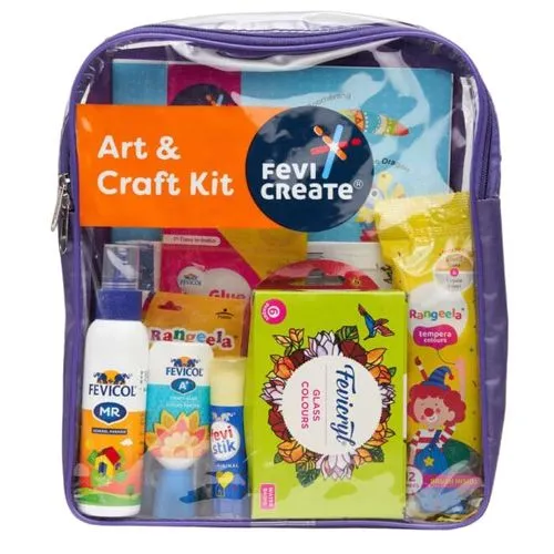 Delivery of Art & Craft Kit Set of 10 pcs for Kids as a Gift