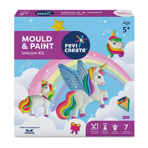 Mould & Paint Unicorn Kit for Kids - Perfect Gift