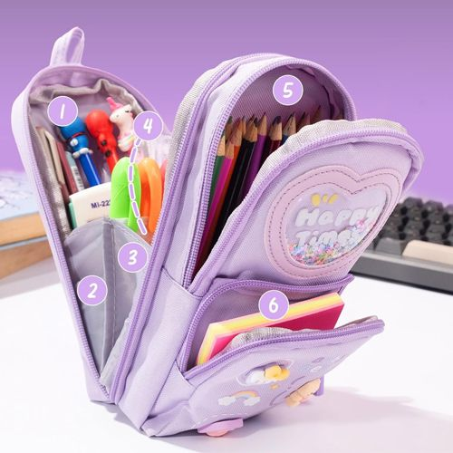 Multi Layered Stationery Organizer for Kids - Perfect Gift