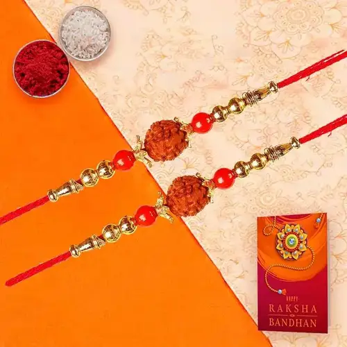 Cool Rudrakhsha Beads Rakhi