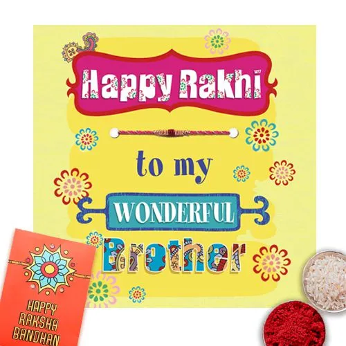 Rakhi & Card Celebration Set