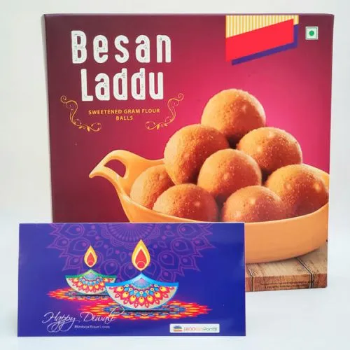 Diwali with Besan Laddoo<br>