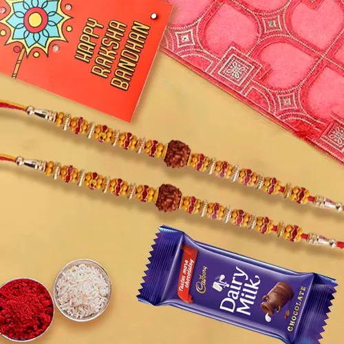 Spiritual Rakhi Delight With Chocolate