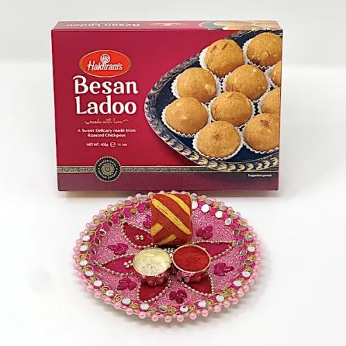 Blissful Thali and Besan Laddoo