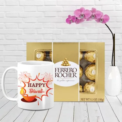 Diwali Mug with Ferrero