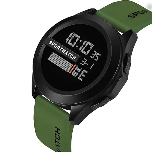 Stylish Black Digital Wristwatch for Men