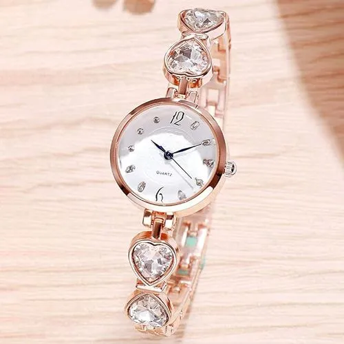 Silver Womens Stainless Steel Body Watch