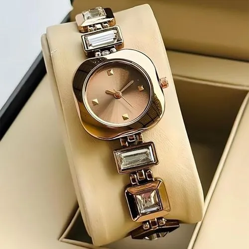 Trendy Brown Womens Analogue Timepiece